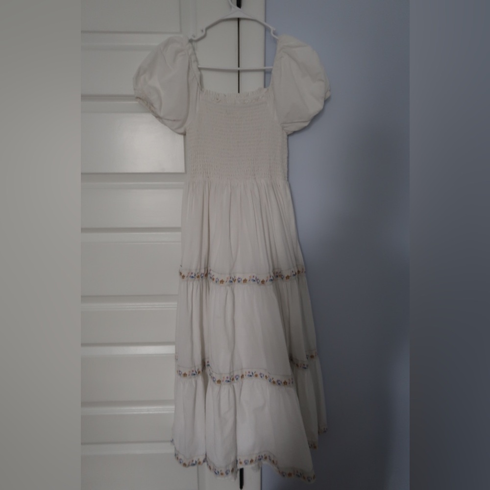 Rachel Zoe women's dress size 2 white puff sleeves